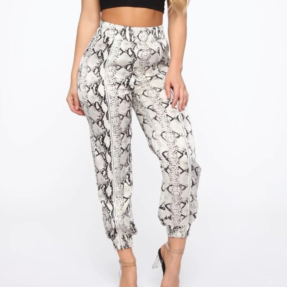 Snake Skin Joggers